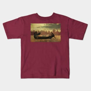 Elaine - John Atkinson Grimshaw Kids T-Shirt